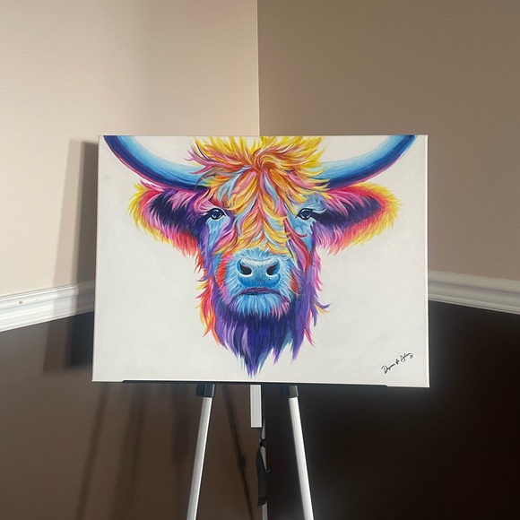 Acrylic Painting - Highland Harmony (Only for Sale on Etsy & Square) - Picture 1 of 5